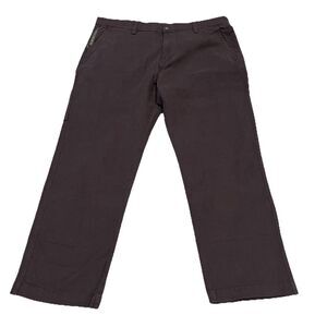 New Mens Weatherproof Pants Size 40x30 Commuter Brown Straight Fit Workwear